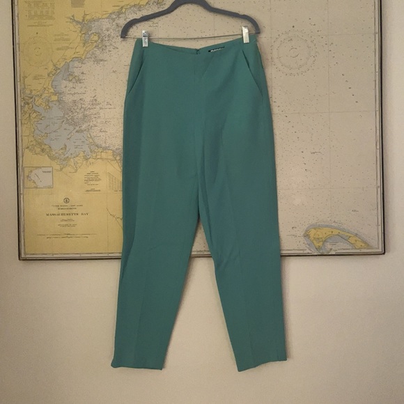 NWT DKNY wool high waisted slacks - Picture 2 of 14